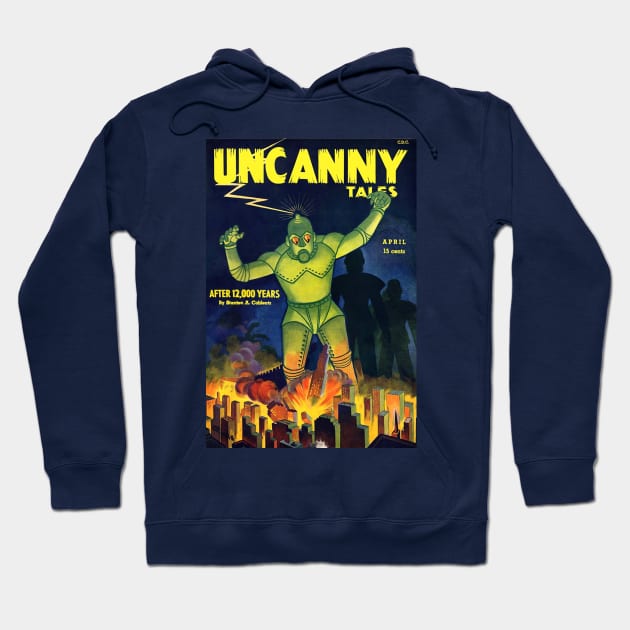 Uncanny Magazine Cover April 1942 Hoodie by Starbase79